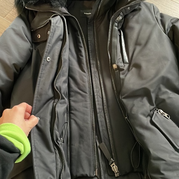 Mackage Down Coat Fur Lined Hood - Size XS - Picture 6 of 9